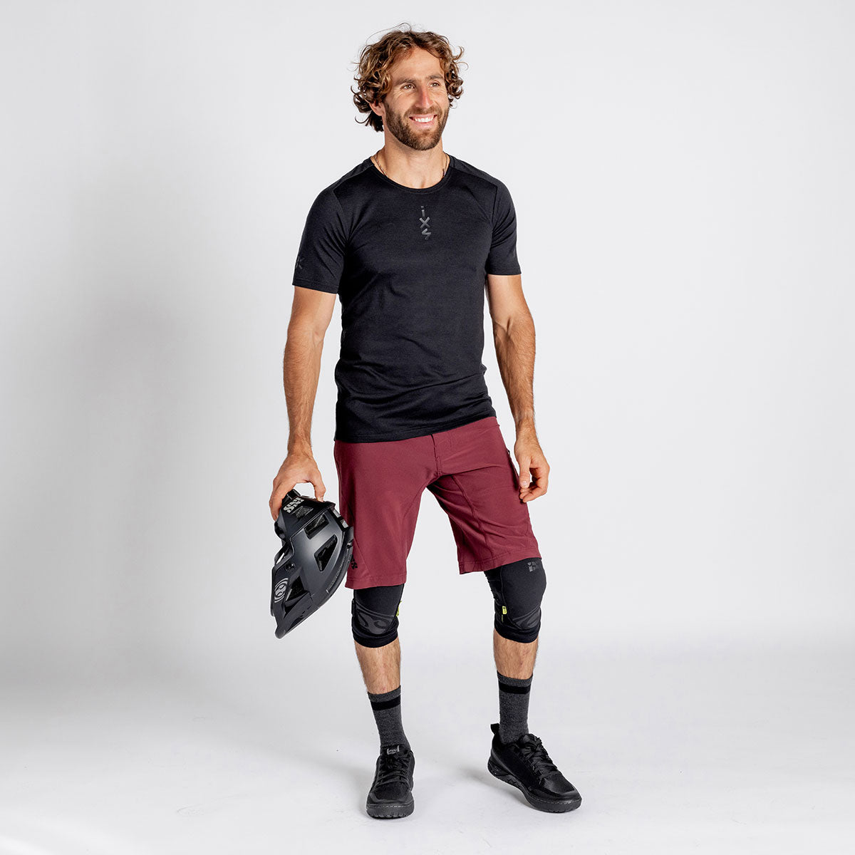 Flow Merino jersey - black iXS
