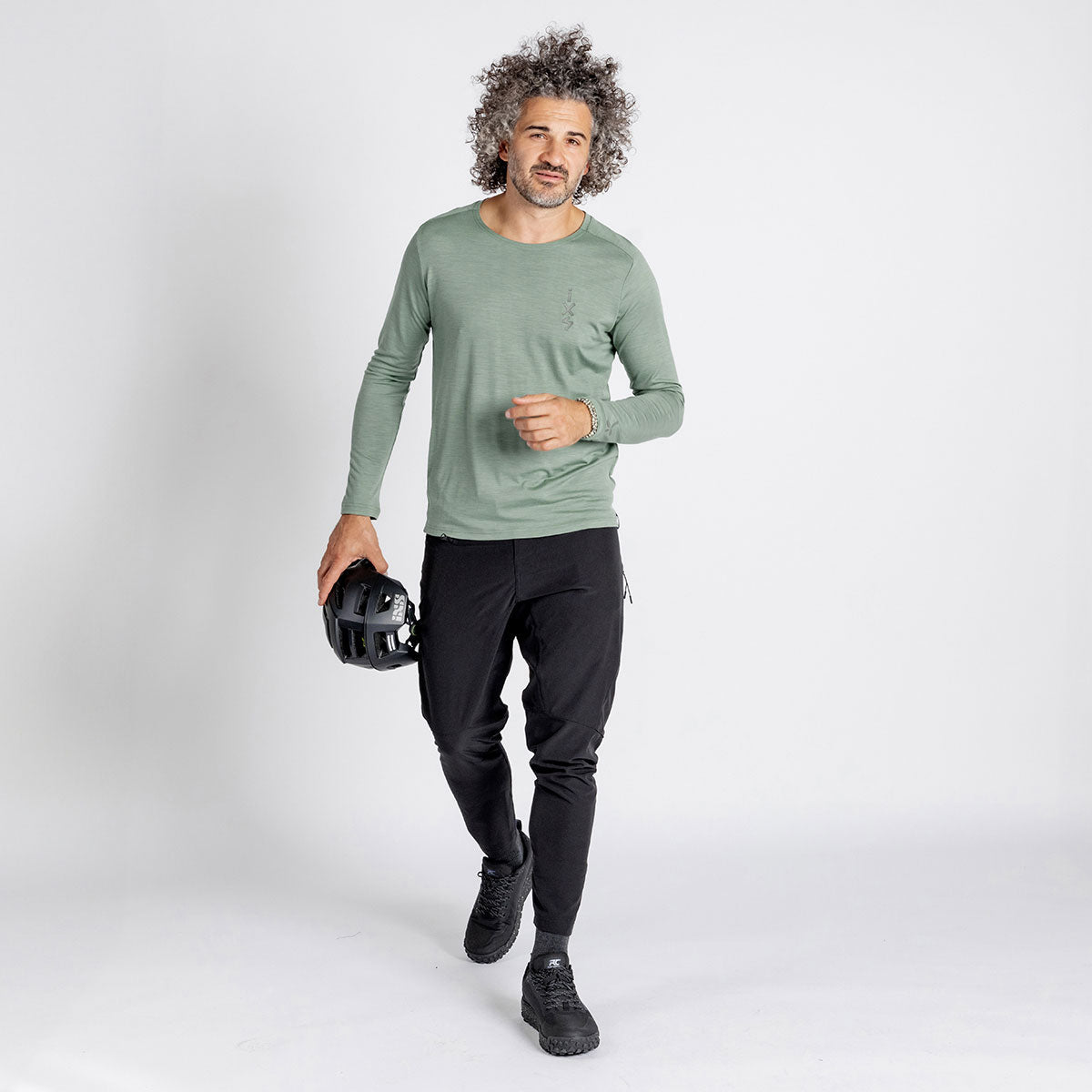 Flow Merino longsleeve Jersey - Sage iXS