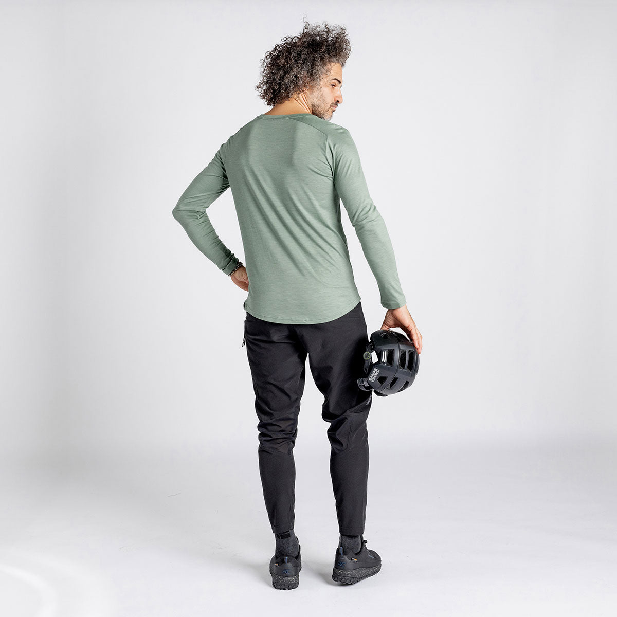 Flow Merino longsleeve Jersey - Sage iXS