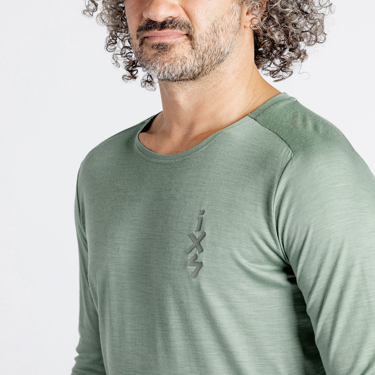 Flow Merino longsleeve Jersey - Sage iXS