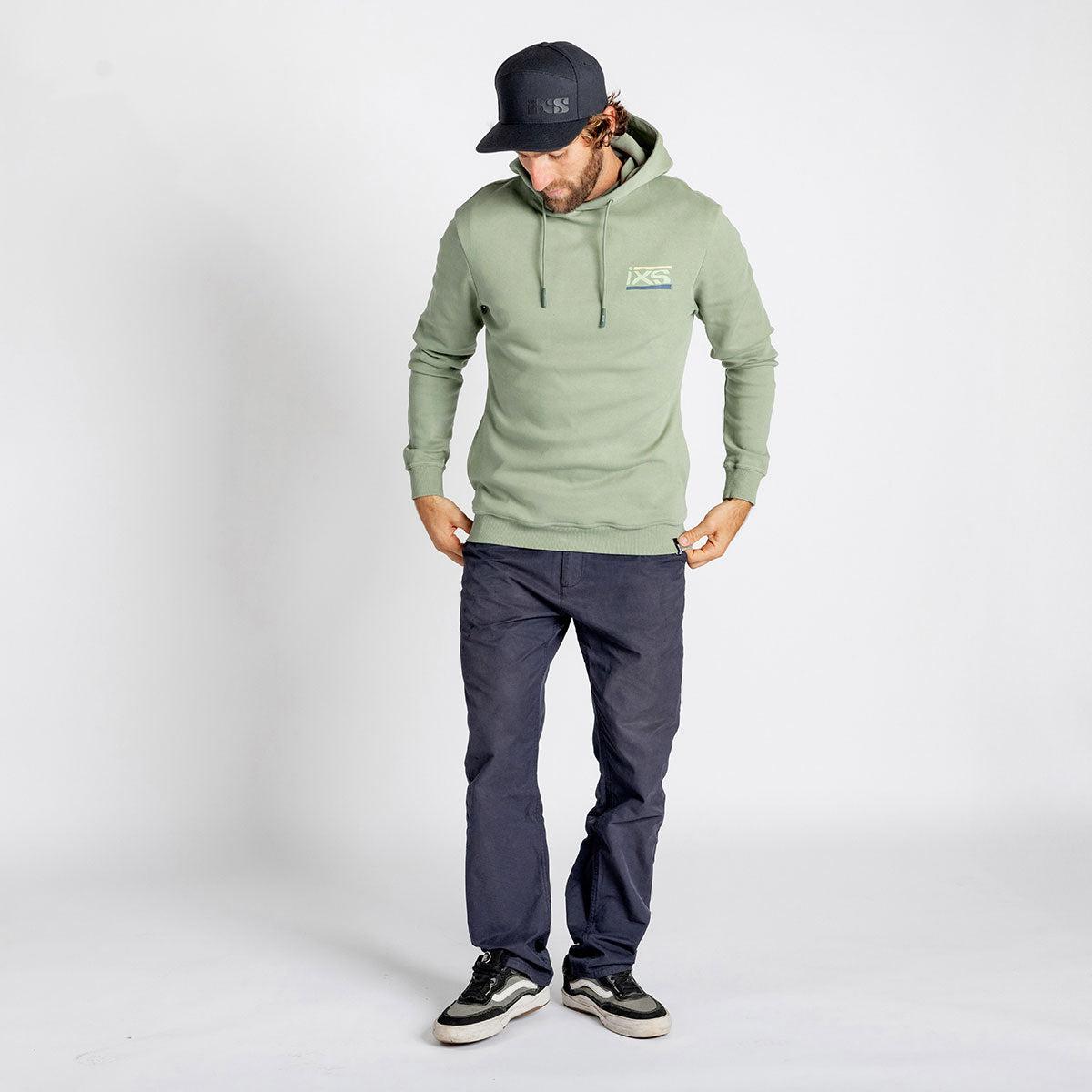 Arch organic hoodie - Sage iXS