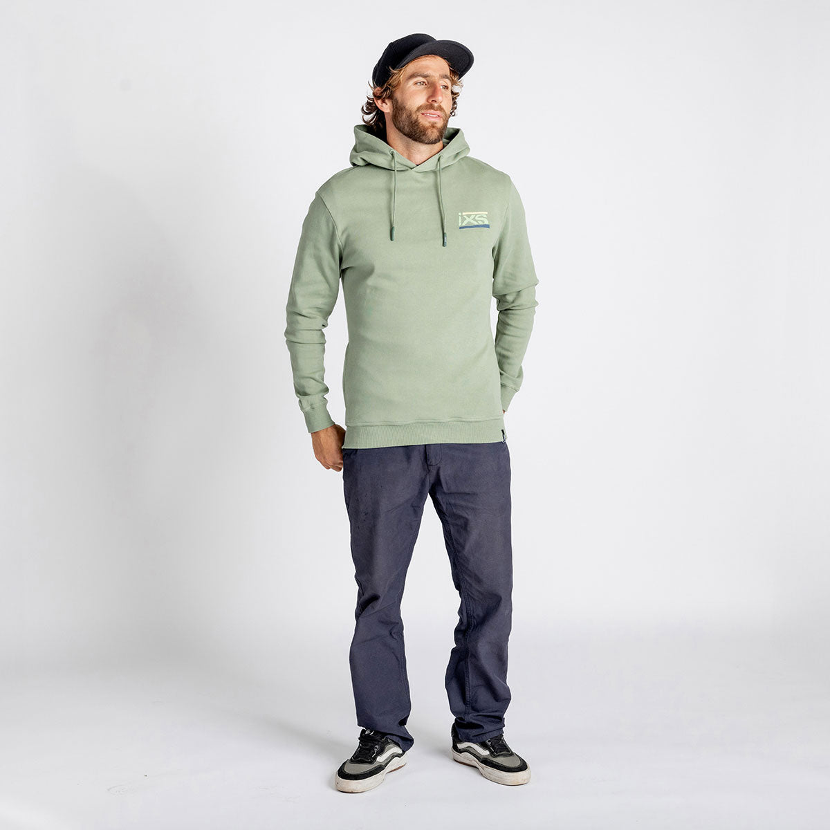 Arch organic hoodie - Sage iXS