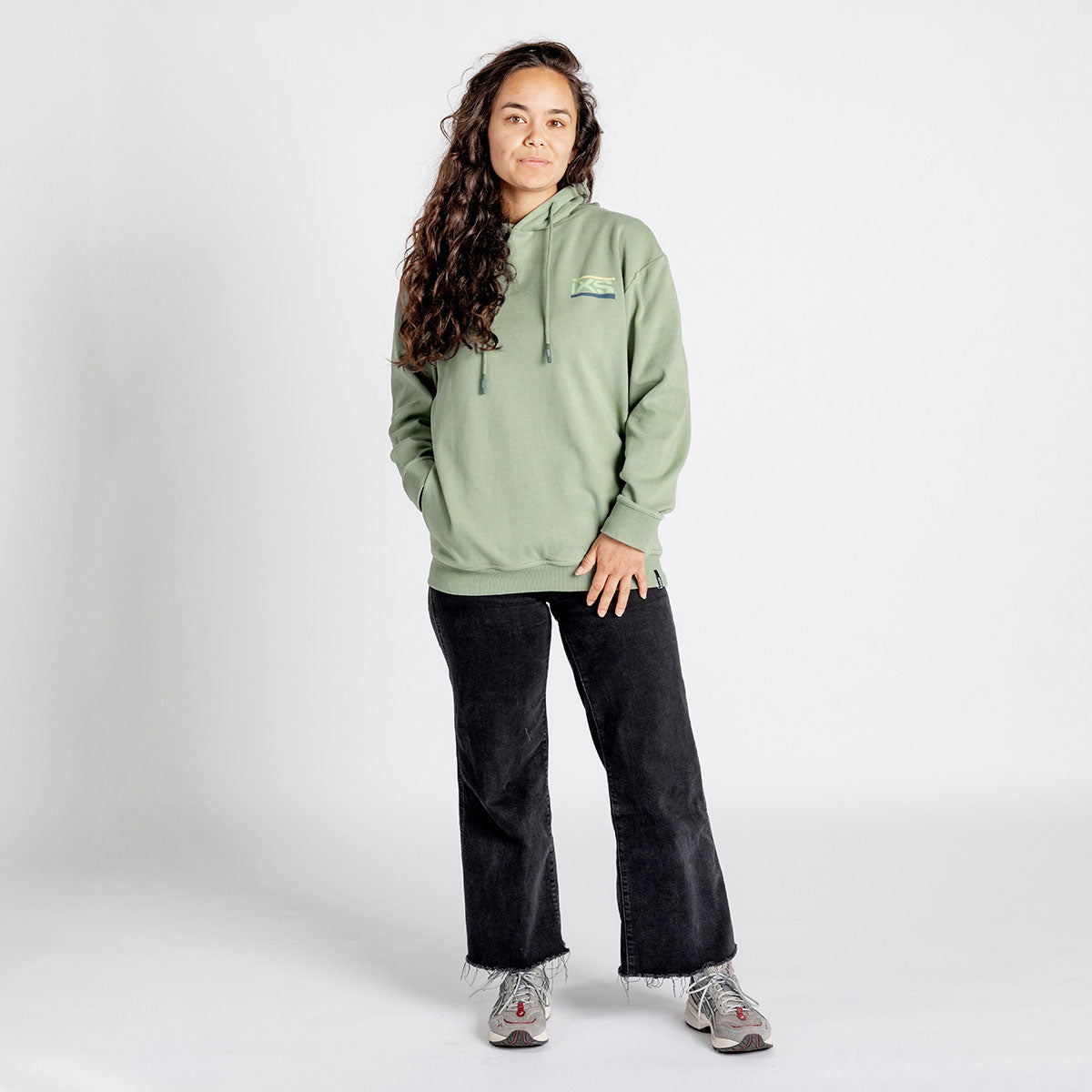Arch organic hoodie - Sage iXS