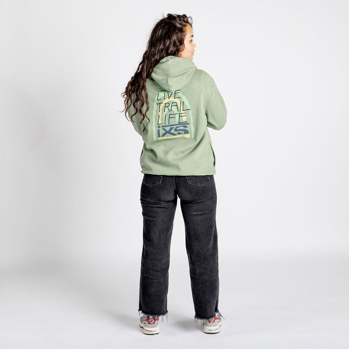 Arch organic hoodie - Sage iXS