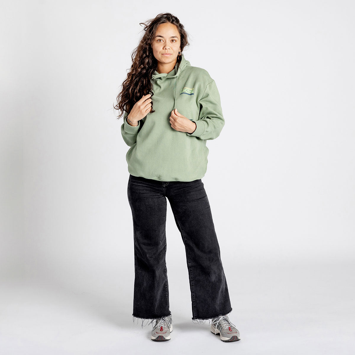 Arch organic hoodie - Sage