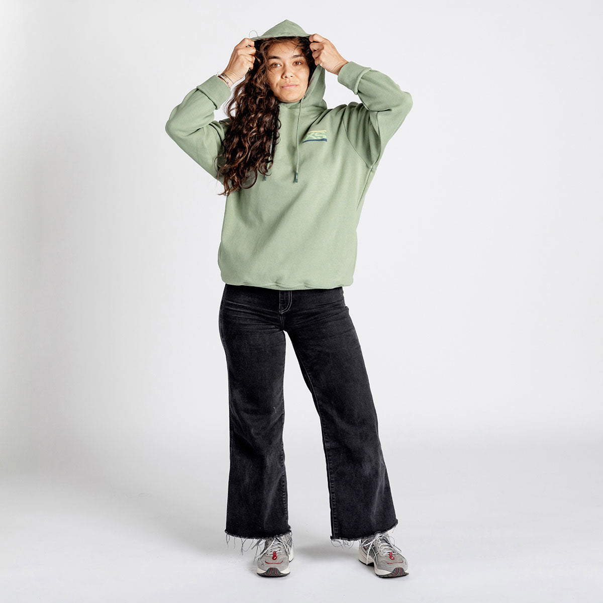 Arch organic hoodie - Sage iXS