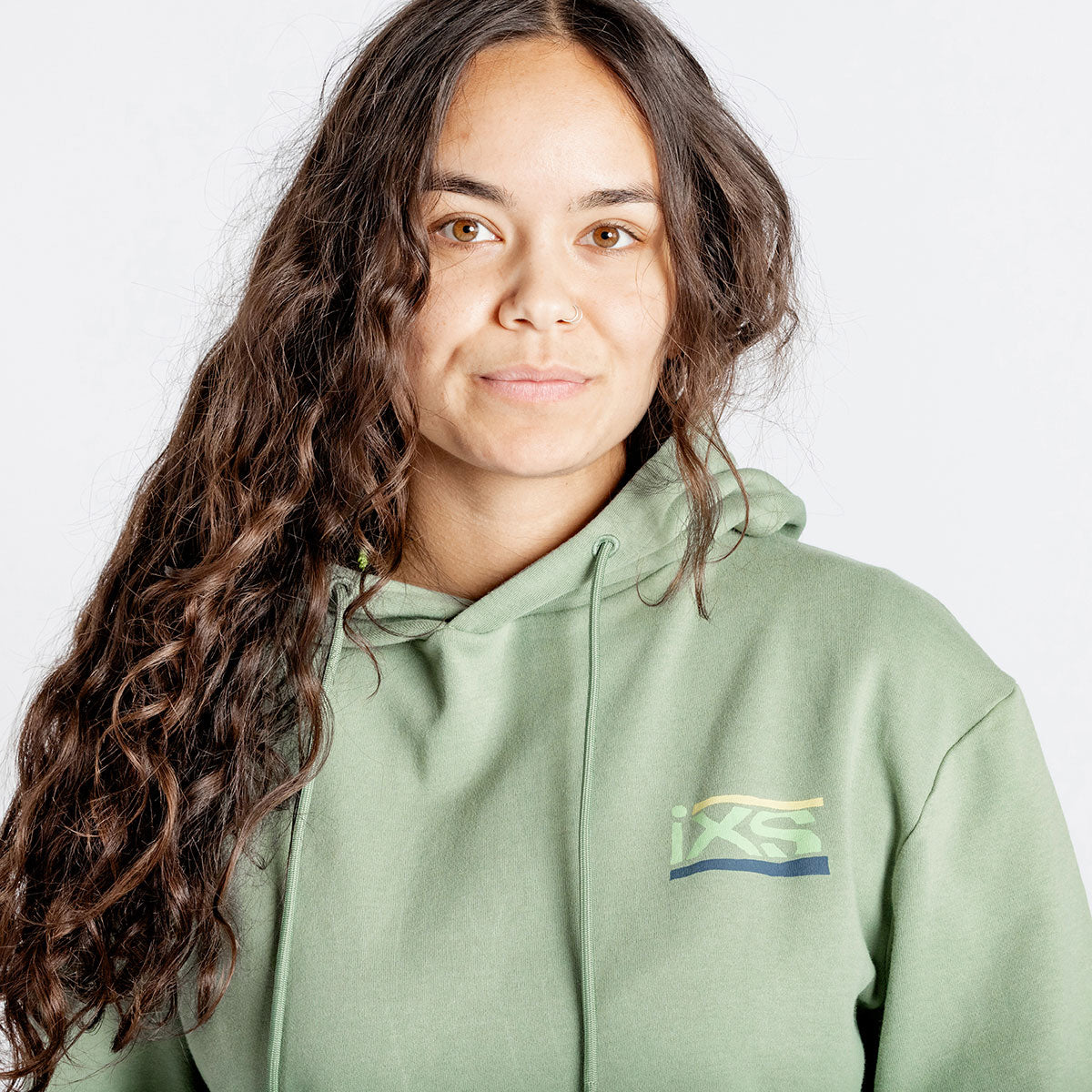 Arch organic hoodie - Sage iXS