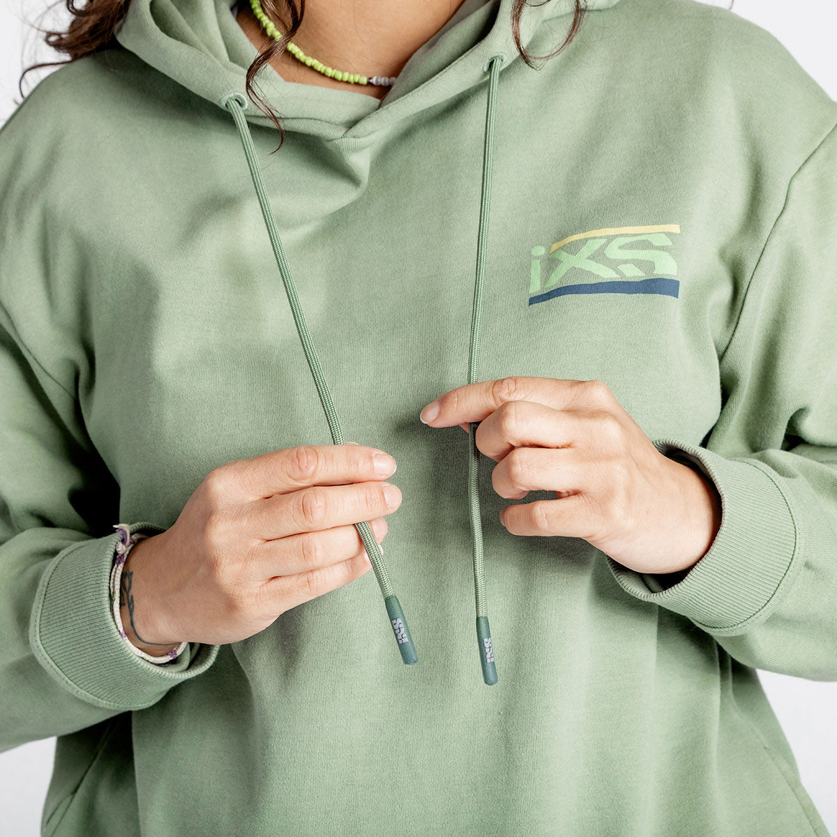Arch organic hoodie - Sage iXS
