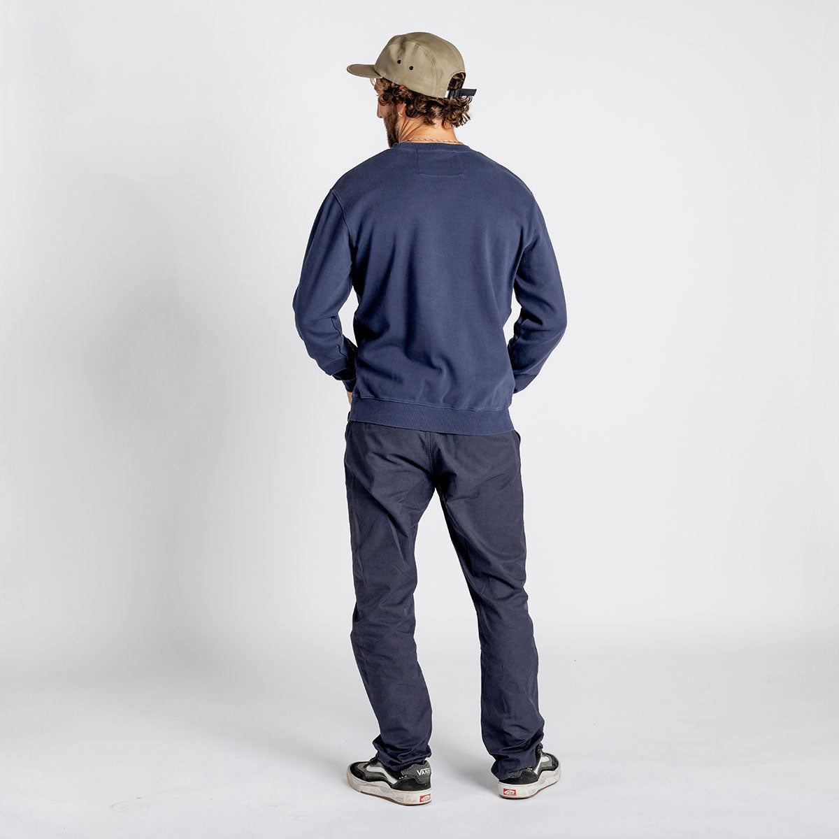 Rhombus organic sweater - Marine iXS