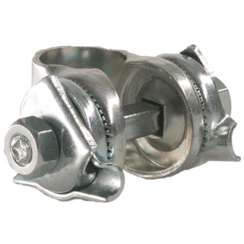 Kloben für Kerzensattelstütze - Rundstrebe - silber