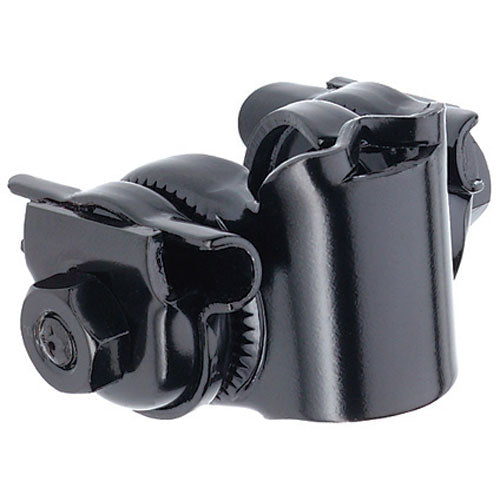 Kloben für Kerzensattelstütze - Rundstrebe - schwarz