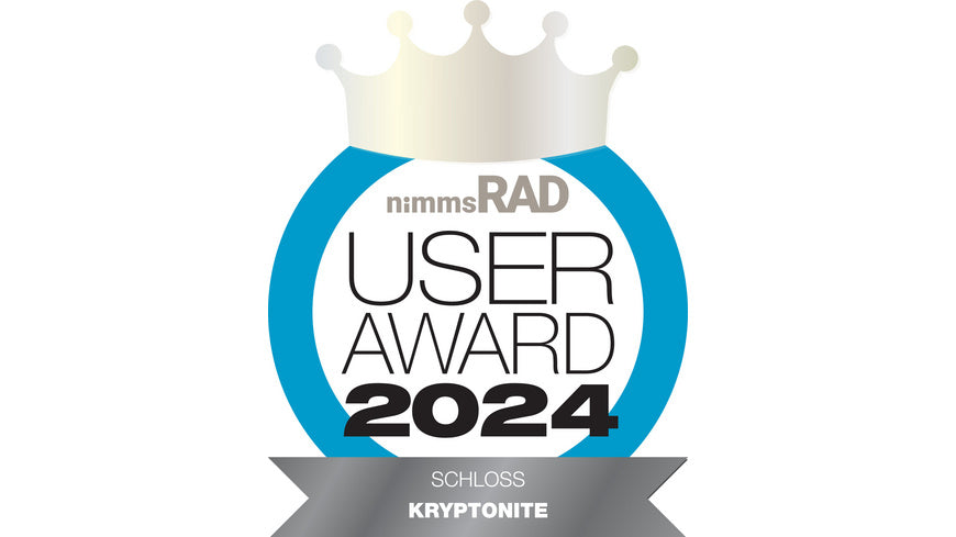 Kryptolok Standard Bügelschloss - schwarz/grau