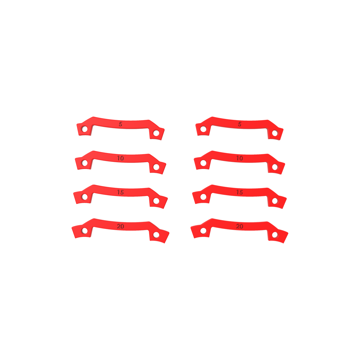 Leatt Extension stopper kit Hybrid+X-Frame Black 1