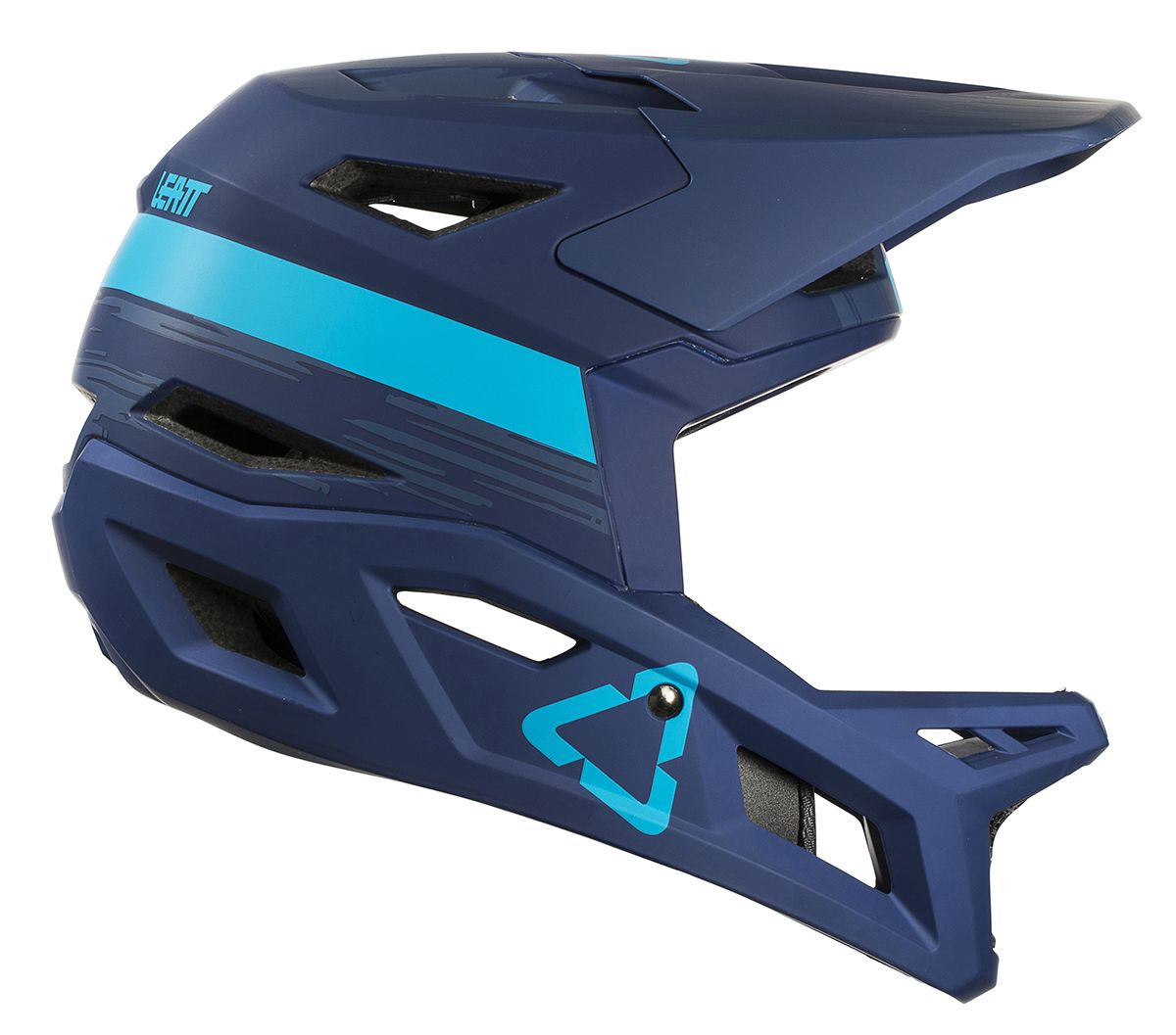 DBX 4.0 Super Ventilated Full Face Helm - Blau