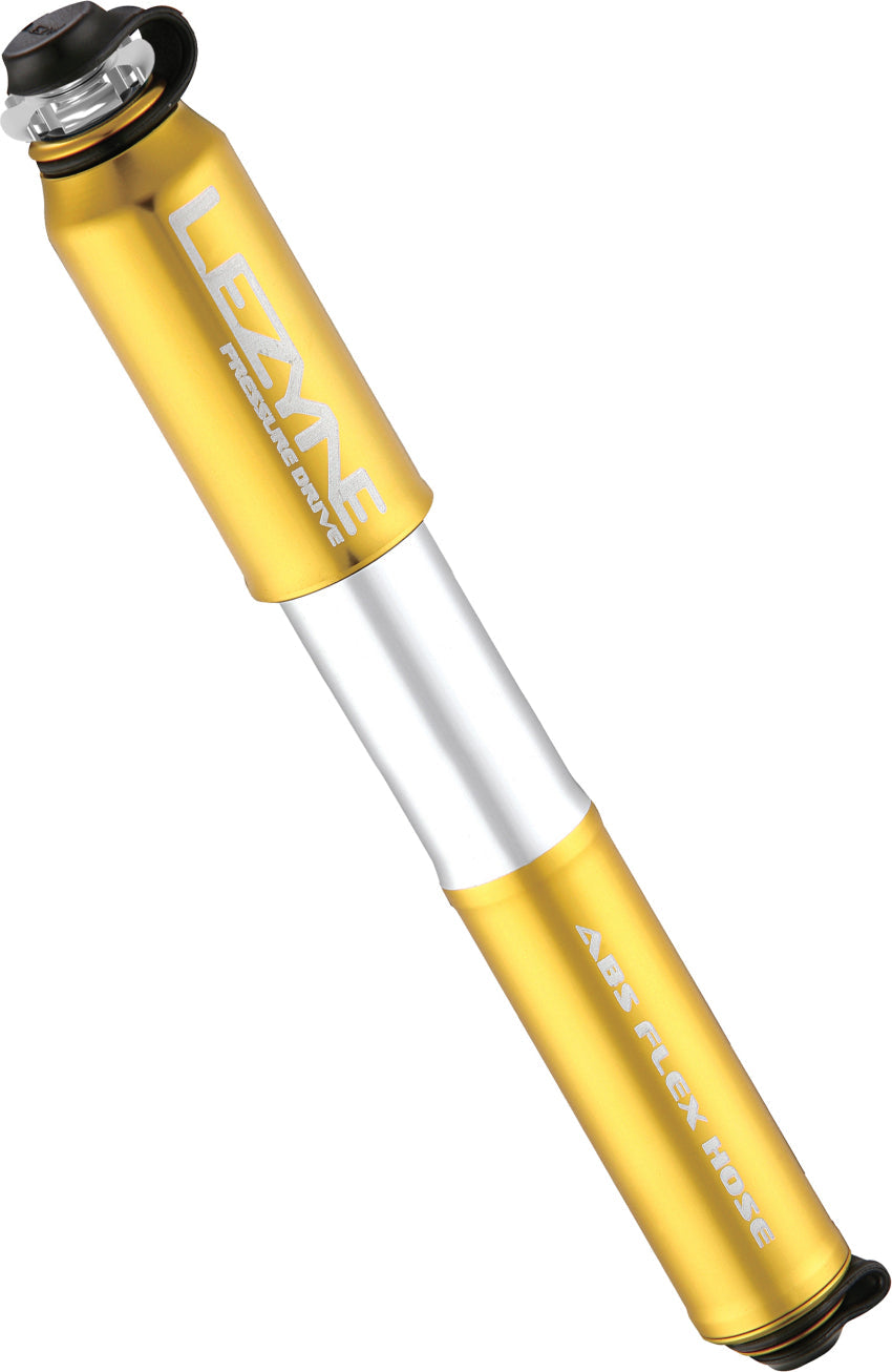 CNC Pressure Drive - Small Minipump - gold Lezyne
