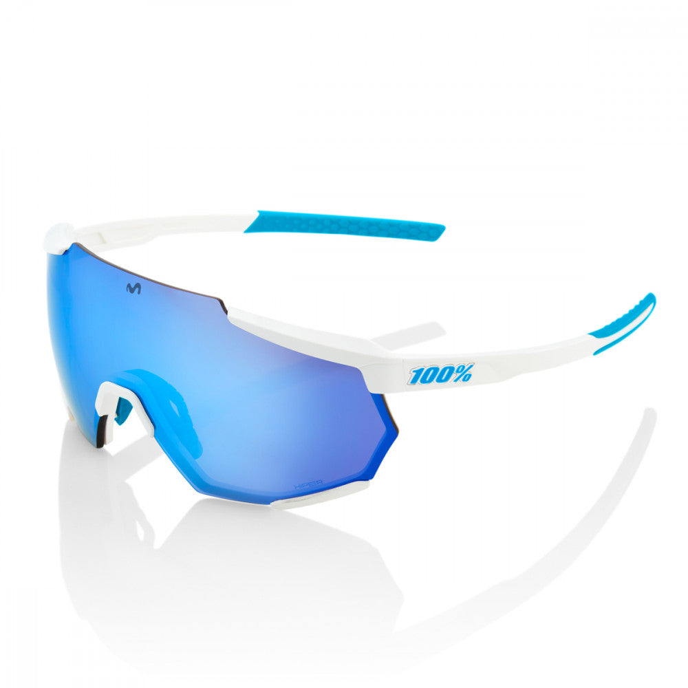 Racetrap 3.0 Movistar - HiPER Blue Multi Mirror Lens - Team White