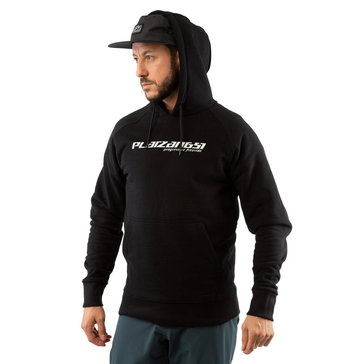 Main Logo Hoody Schwarz