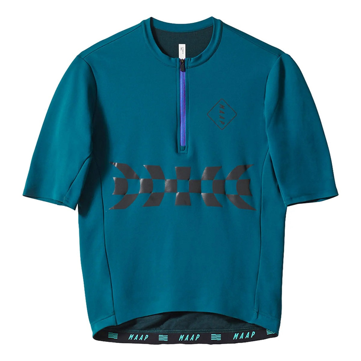 Alt_Road 1/2 Zip Jersey - Dark Teal