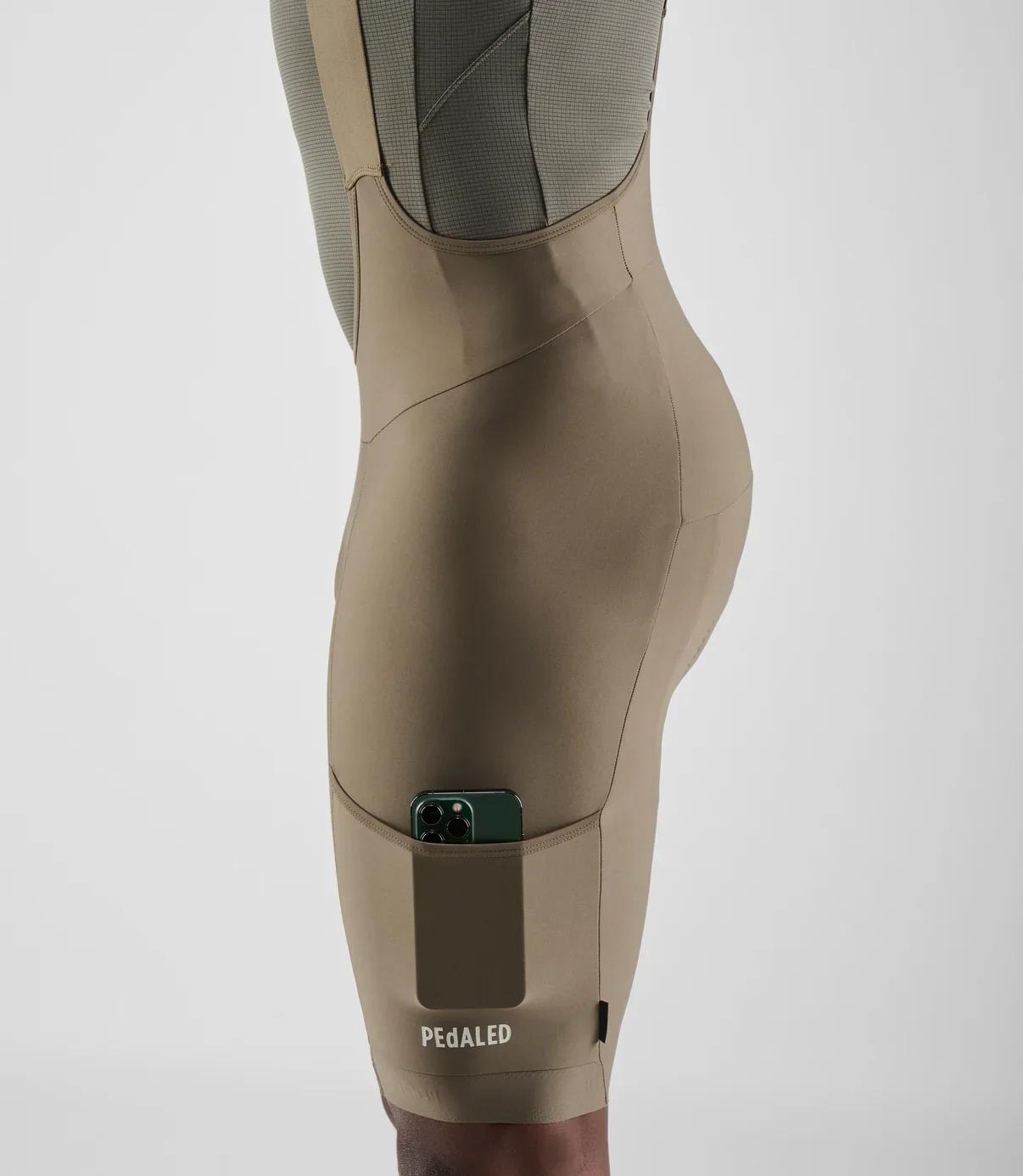 Culote corto con tirantes Odyssey - Verde militar