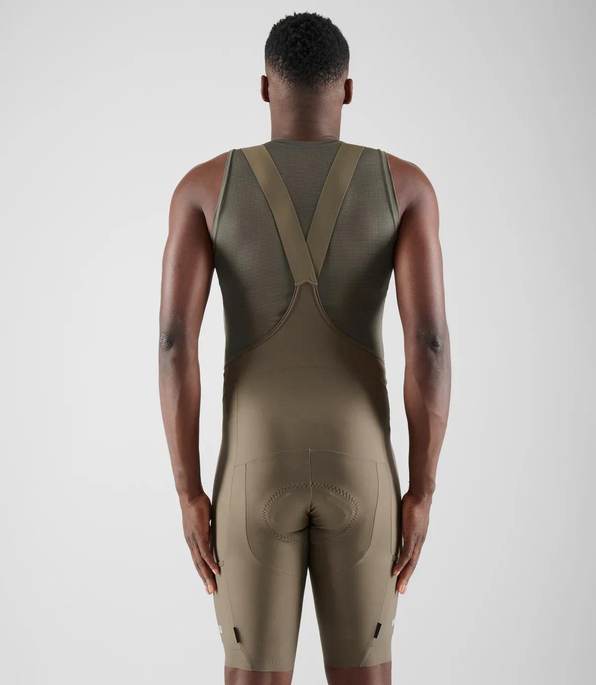 Culote corto con tirantes Odyssey - Verde militar