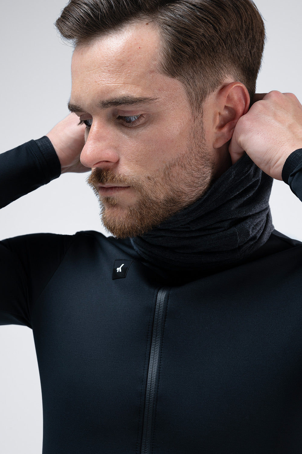 Neck Gaiter Merino Moonbah Solid - Graphite