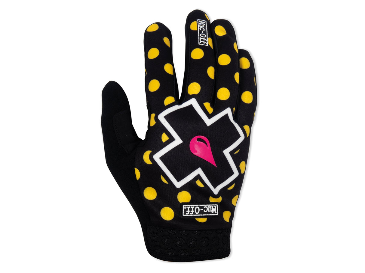 Muc Off MTB Gloves - Yellow/Polka