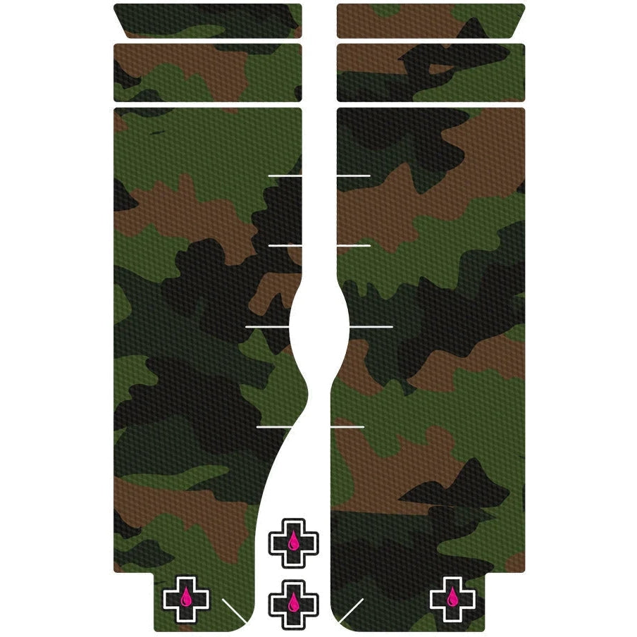 Gabelschutz Kit - camo black/green