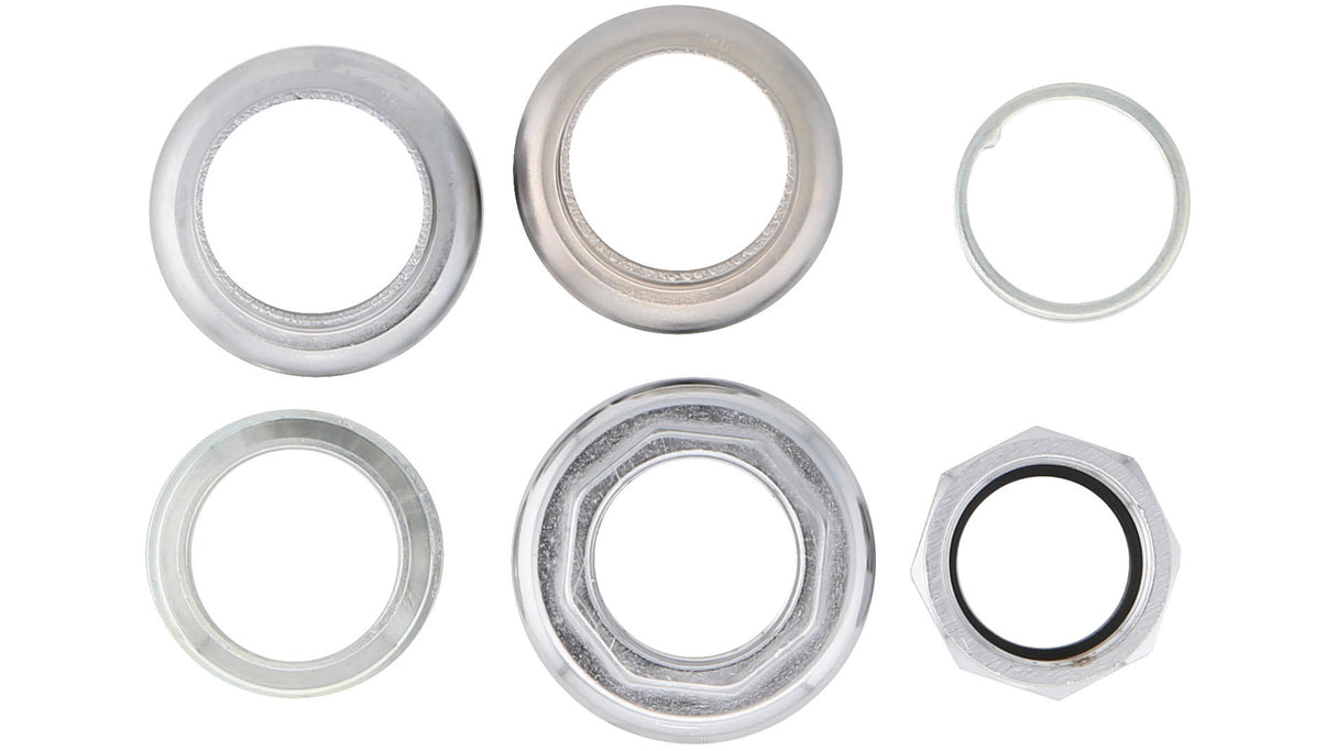 HS-10 Gewindesteuersatz 1 Zoll - silber