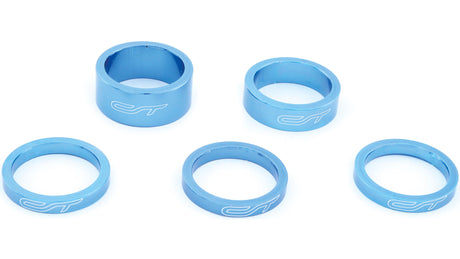 Steuersatz Spacerset 5-teilig 1-1/8 Zoll - blau