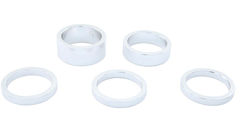 Steuersatz Spacerset 5-teilig 1-1/8 Zoll - silber