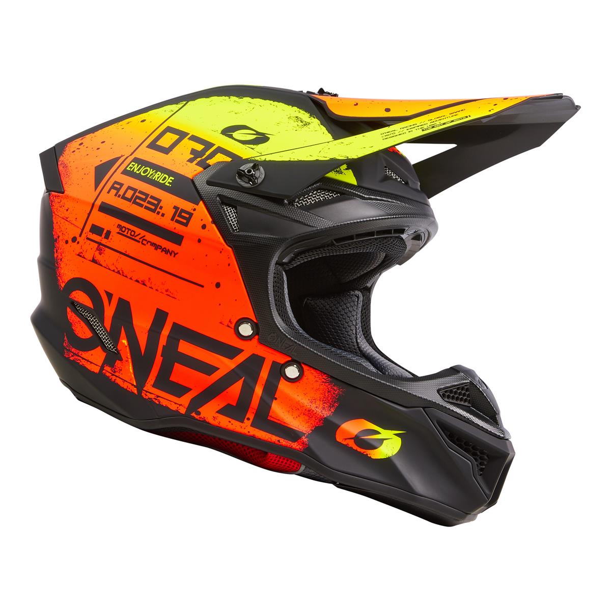 5SRS Polyacrylite Helm SCARZ black/red/yellow
