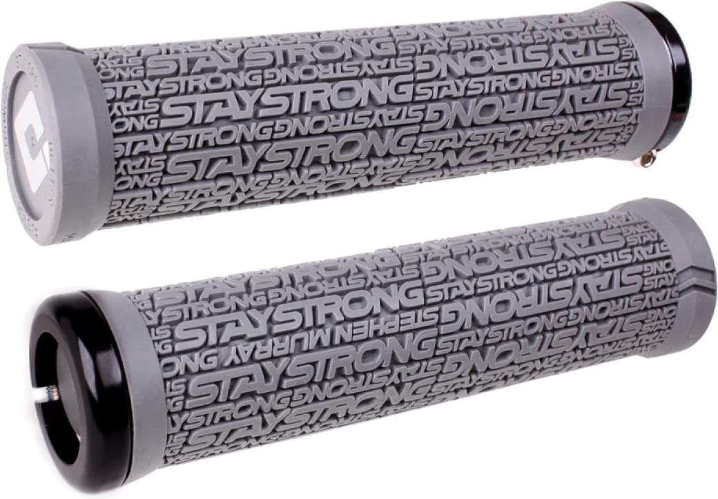 Stay Strong Reactiv V2.1 Lock-On Griffe - grau Odi Grips