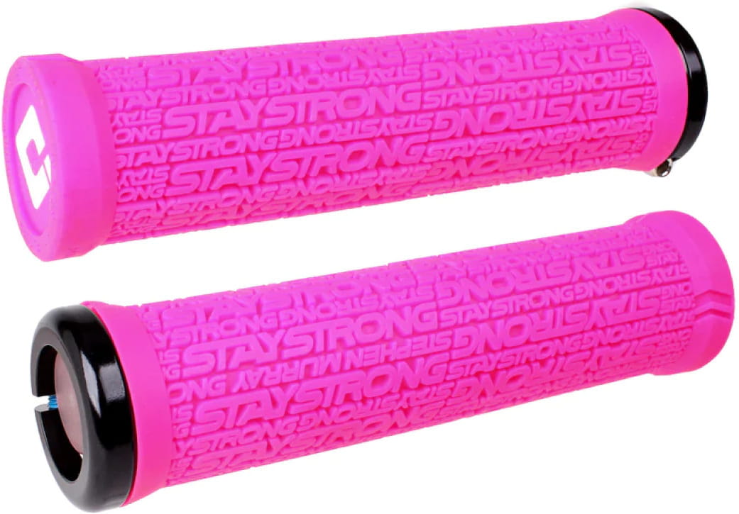 Stay Strong Reactiv V2.1 Lock-On Griffe - pink Odi Grips