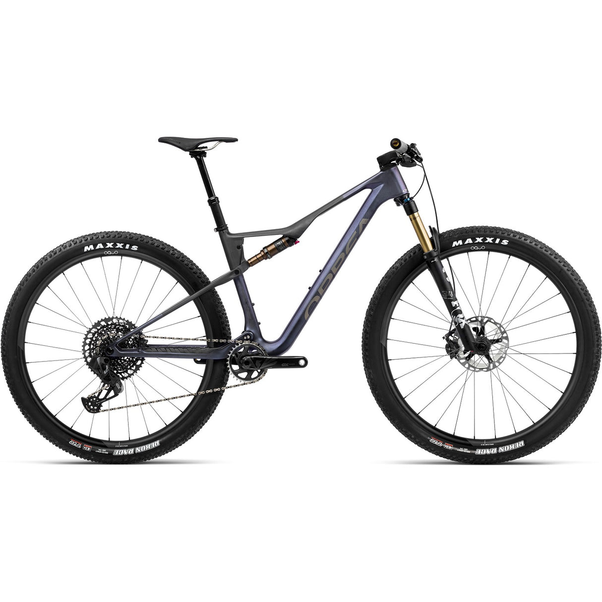 OIZ M-Pro AXS - Tanzanite Carbon View - Carbon Raw (Matt)