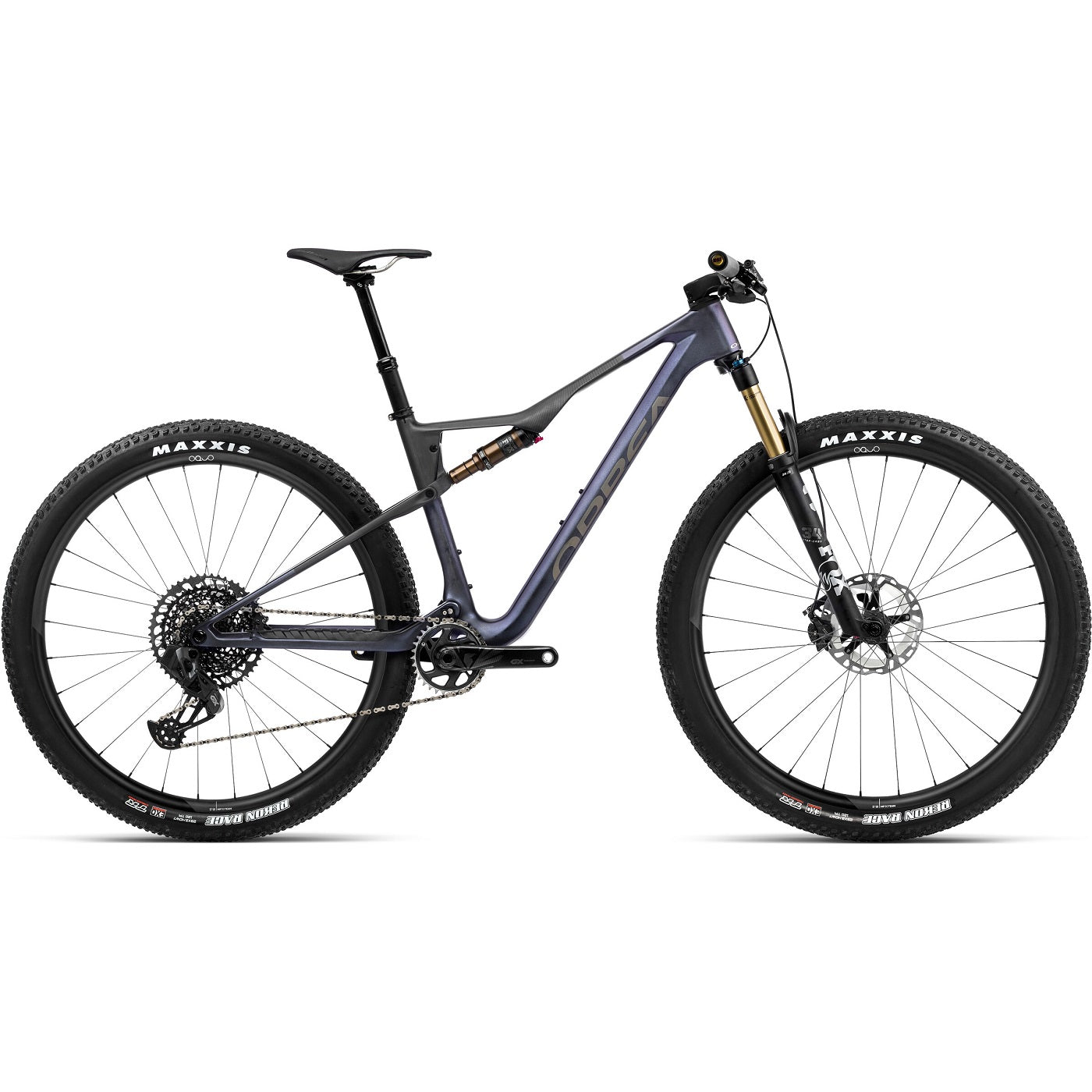 OIZ M-Pro AXS - Tanzanite Carbon View - Carbon Raw (Matt)