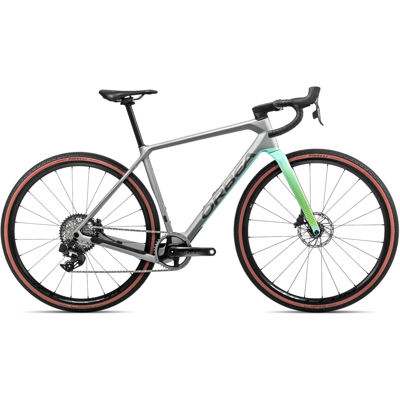 TERRA M21e TEAM 1X Stone Silver - Ice Green