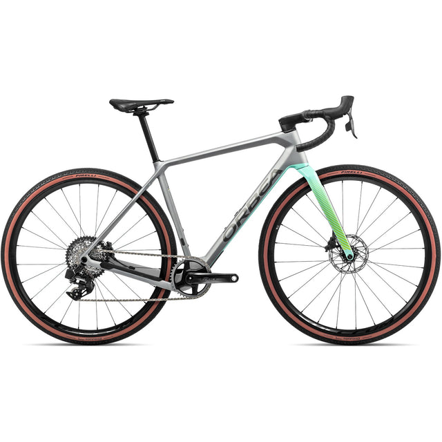 TERRA M21e TEAM 1X Stone Silver - Ice Green