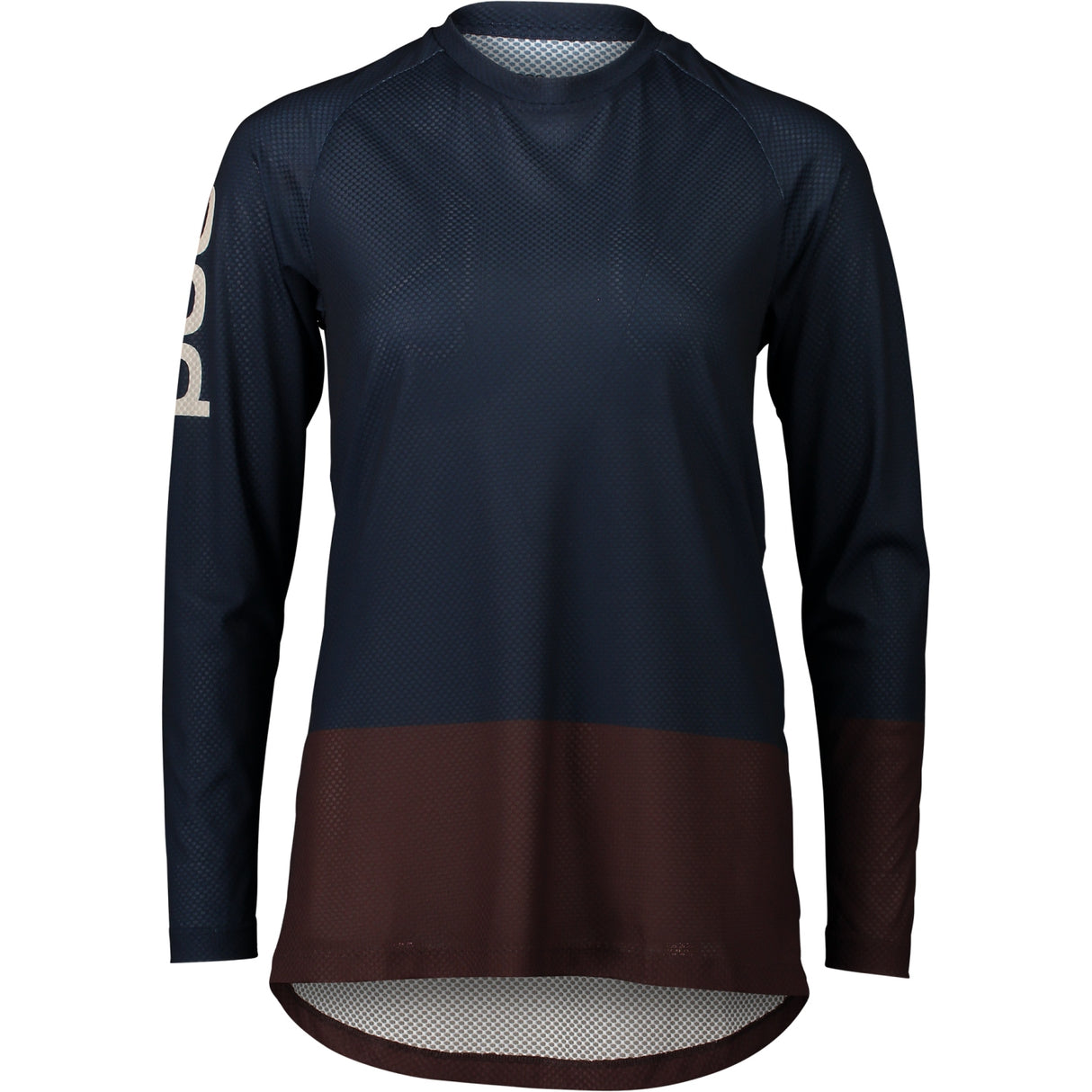 Women's MTB Pure LS Jersey - Turmaline Navy/Axinite Brown