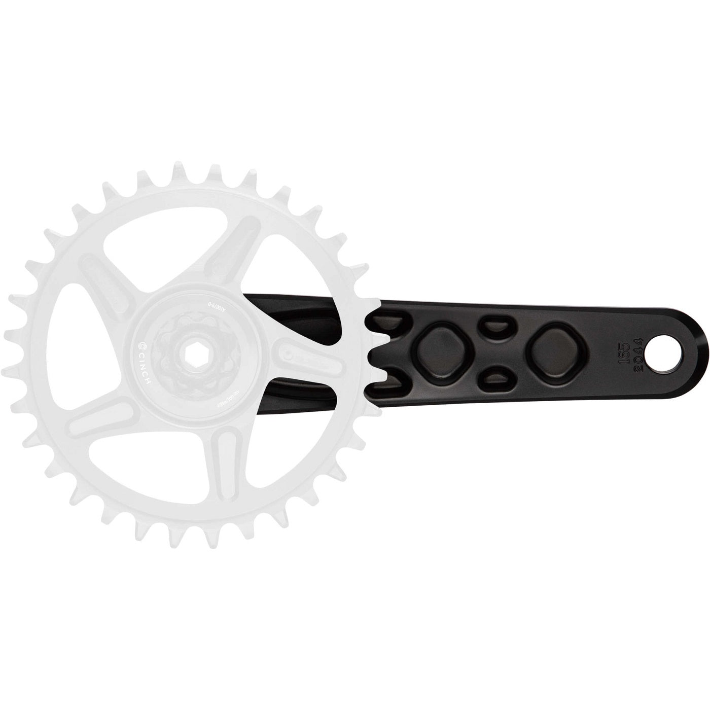 Turbine Kurbelgarnitur Cinch 136 - Schwarz