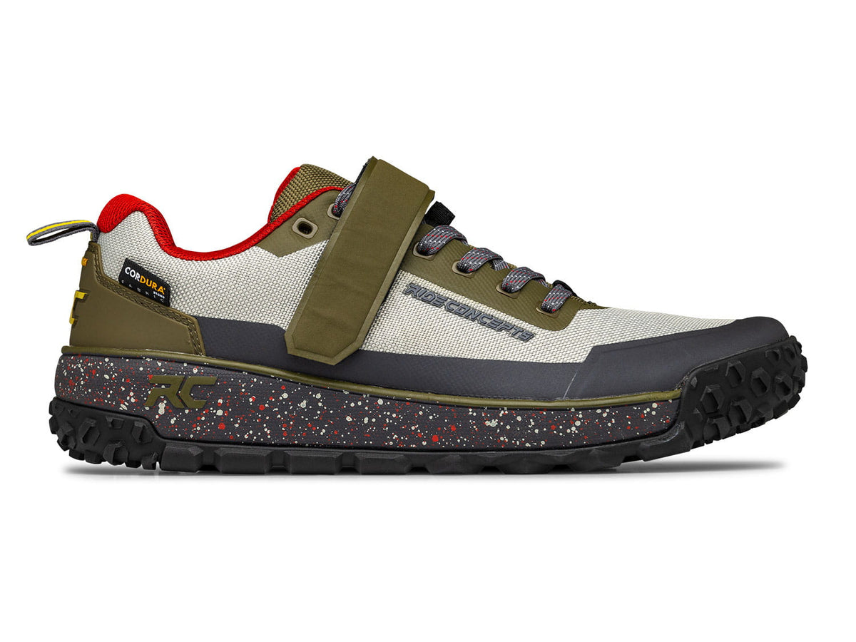 Tallac Clip Men's Shoe - Grey/Olive Ride Concepts