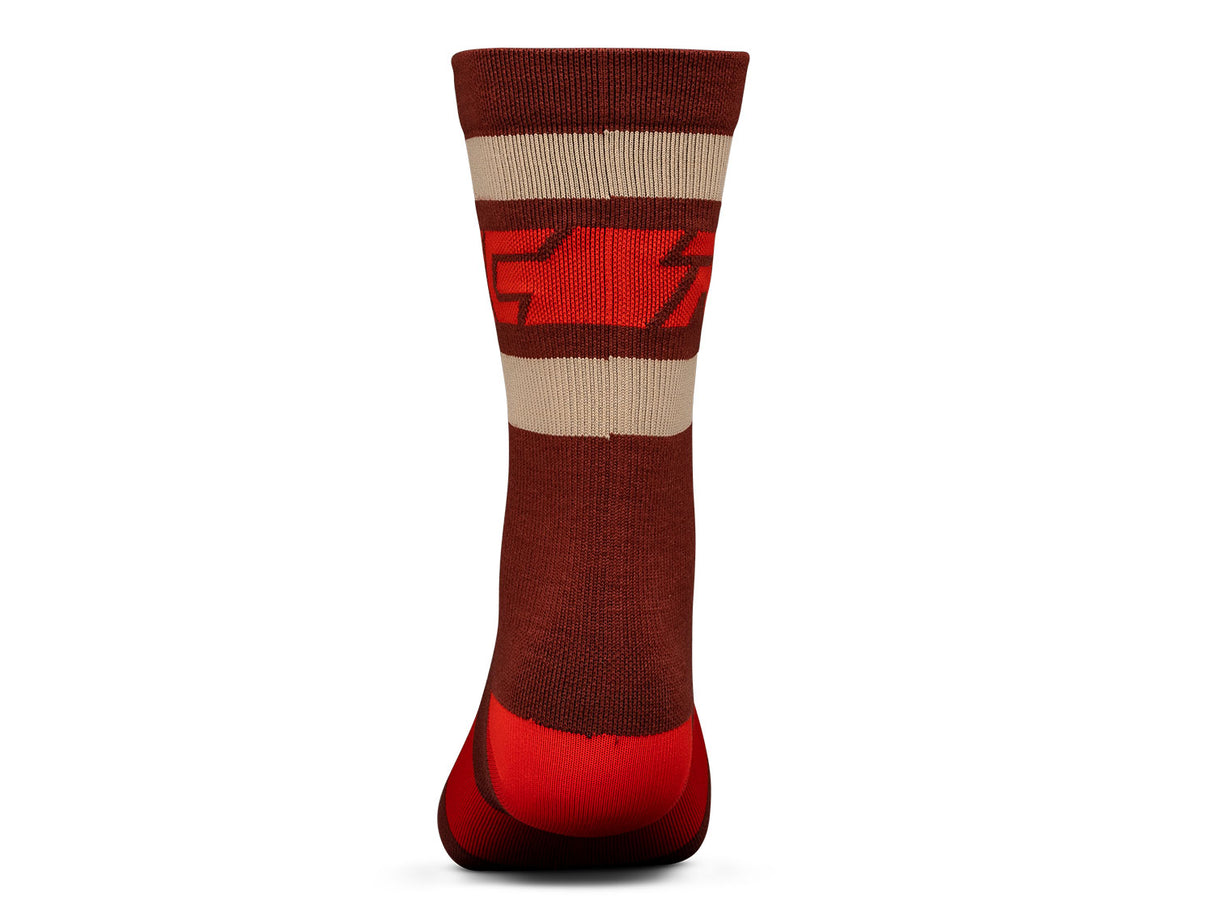 Fifty/Fifty Merino Socks - Oxblood