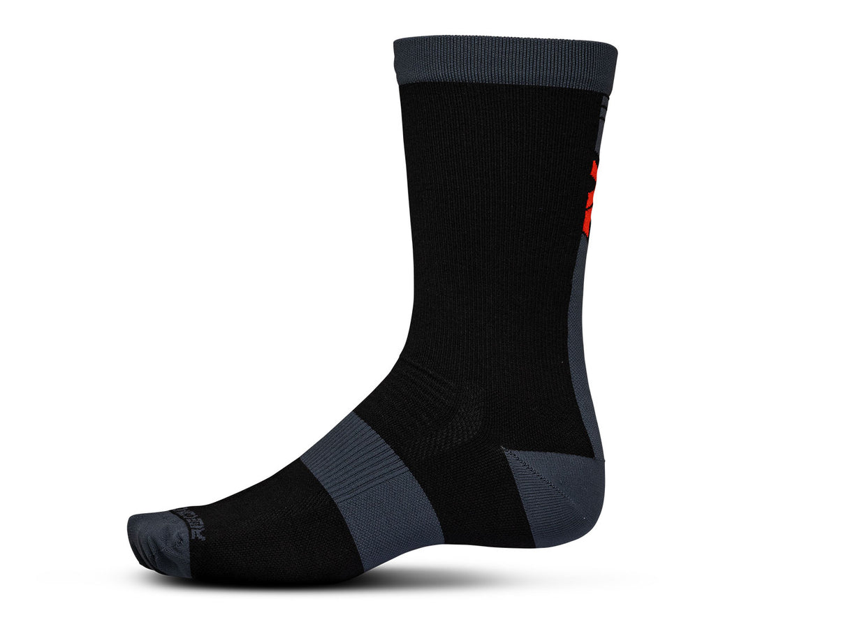 Mullet Merino Socks - Black/Red