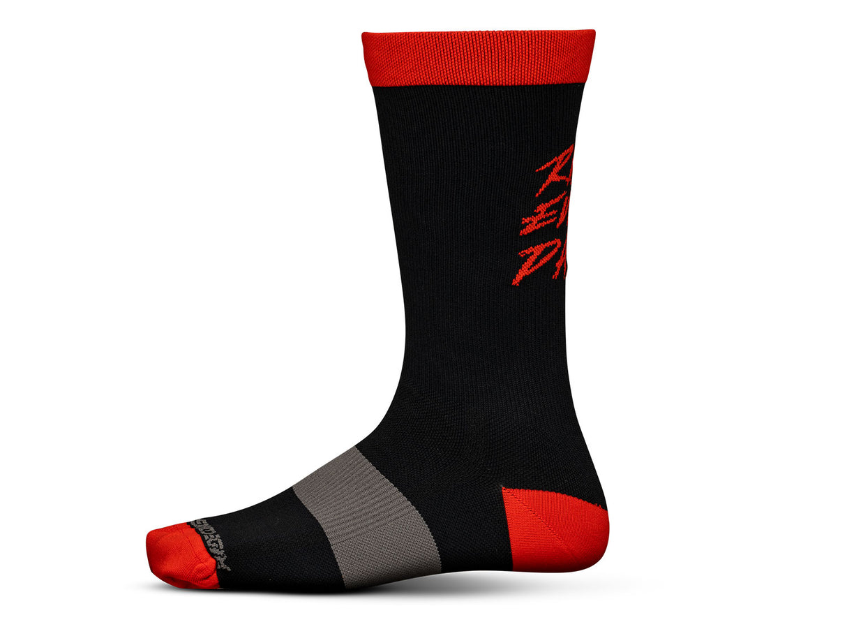 Ride Every Day Socks - Black/Red