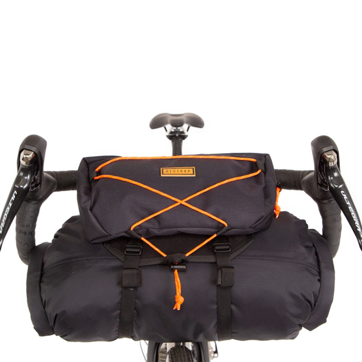 Lenkertaschen-Set mit Food Pouch Large - Orange