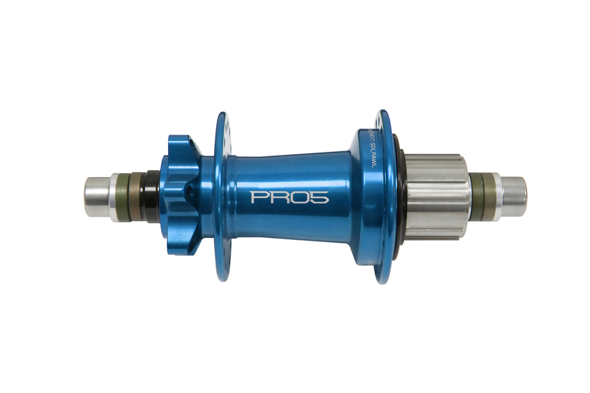 Pro 5 Trial/Singlespeed Hinterradnabe blau 32 Loch - 135 mm Bolt In Hope