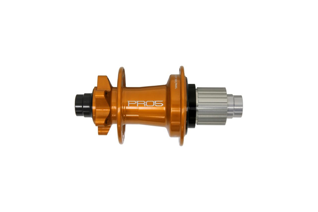 Pro 5 Hinterradnabe 32 Loch - orange - Shimano Microspline Freilauf