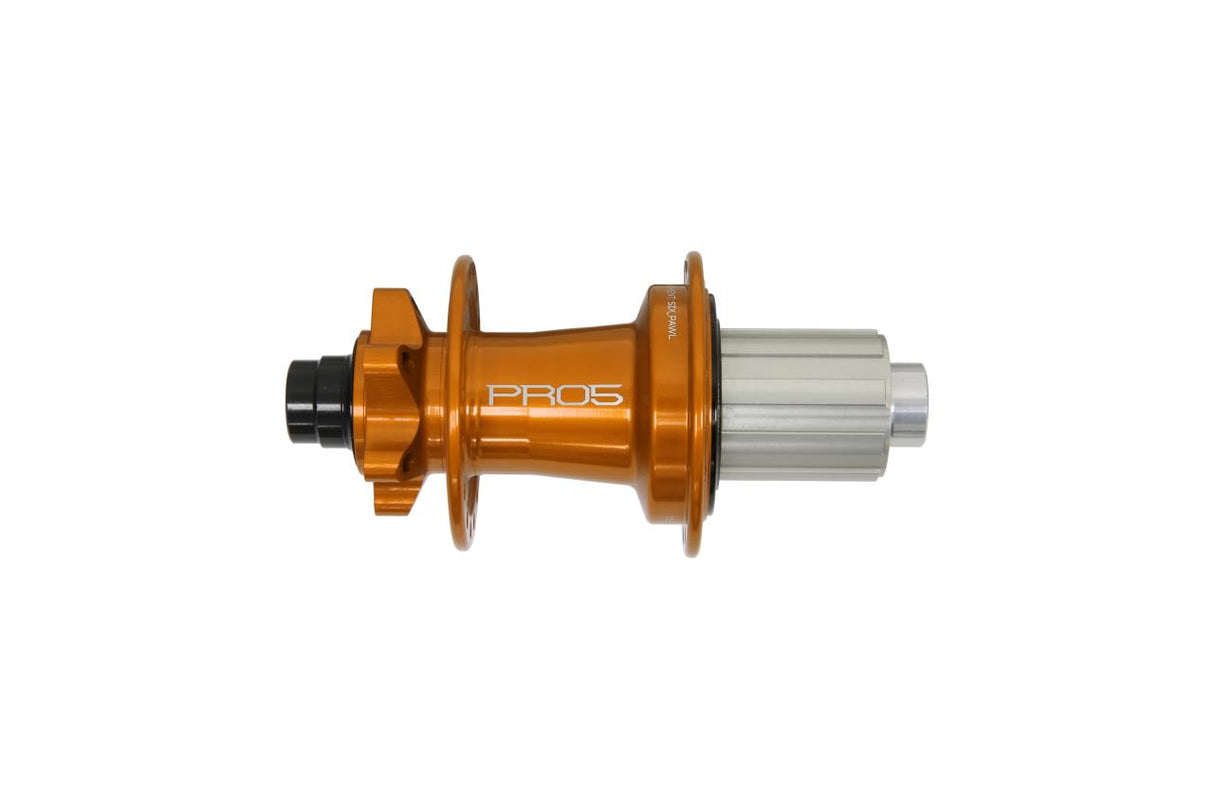 Pro 5 Hinterradnabe 32 Loch - orange - Shimano Aluminium Freilauf