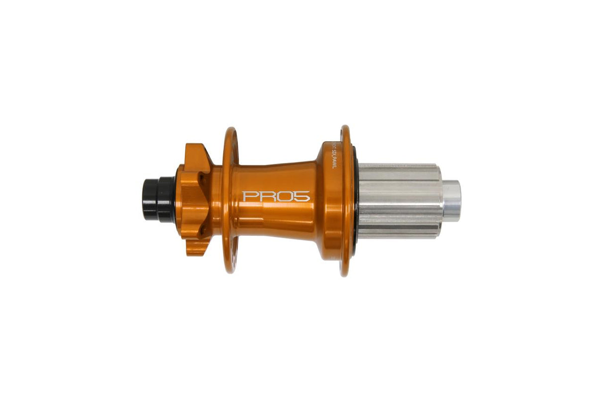 Pro 5 Hinterradnabe 32 Loch - orange - Shimano Stahl Freilauf