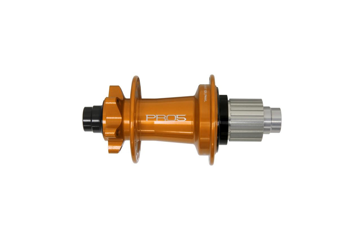 Pro 5 Hinterradnabe 32 Loch - orange - Shimano Microspline Freilauf