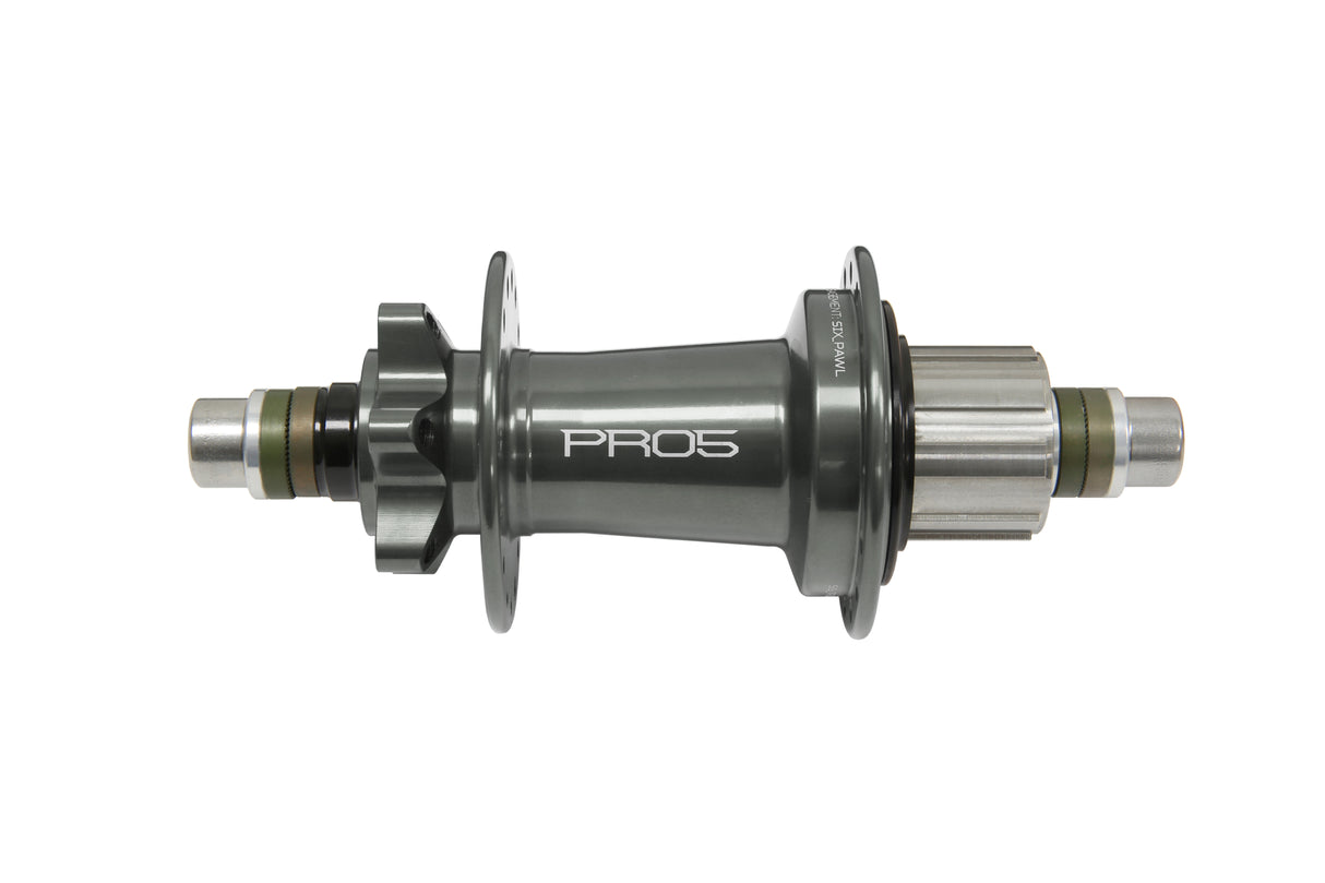 Pro 5 Trial/Singlespeed Hinterradnabe smoke 32 Loch - 135 mm Bolt In